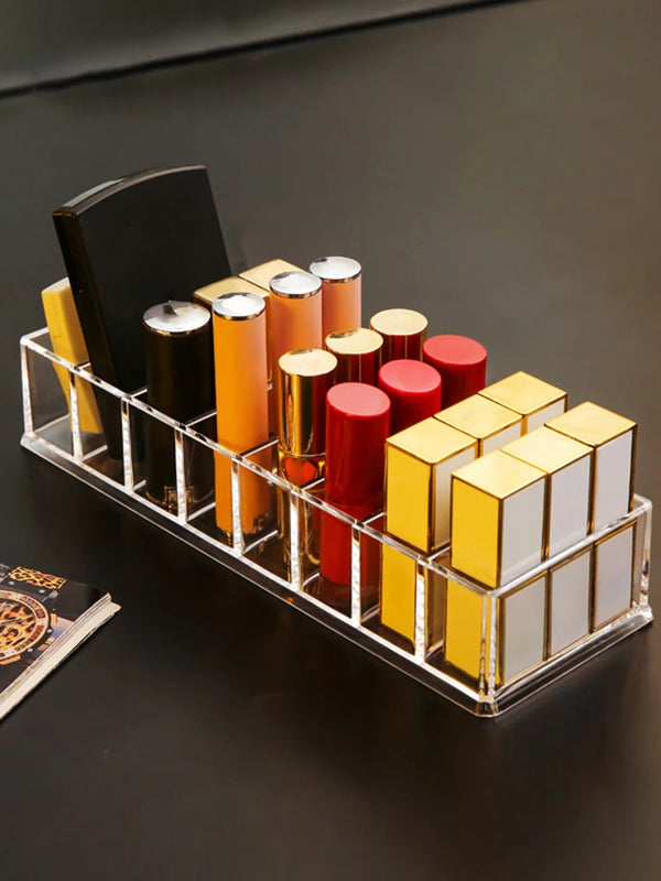 Cosmetic Storage Box Powder Storage Box Lipstick Rack Nail Polish Display Rack Cosmetic Powder Storage Rack 8 Cells