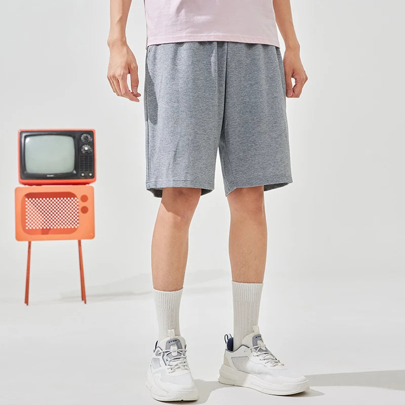 Xtep Basketball Knitted Mid-Pants For Men 2022 Summer Training Men's Sweatpants Comfortable Sports Outdoor Bottoms 878229610108