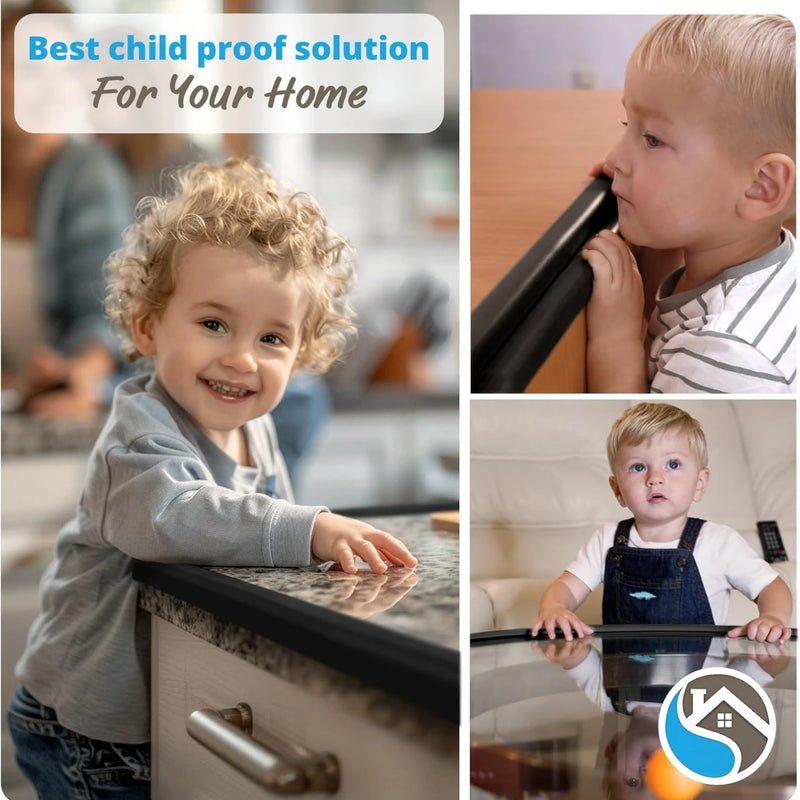 2M Baby Safety Soft Anti-Collision Foam Strip Home Table Corner Protector Tape Table Edge Protector for Baby Protection Products