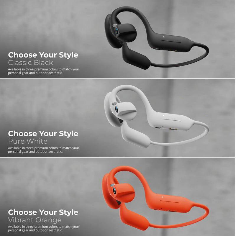 AI Camera Headphones 8MP HD Recording Smart AI Translation Ear Hanging Air Conduction Earphones Bluetooth Outdoor Cycling Record
