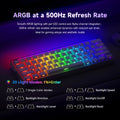 Veekos Shine60 HE Mechanical Keyboard Magnetic Switch 60% Wired/Wireless Gaming Keyboard AGRB Rapid Trigger 8K E-sport Keyboard