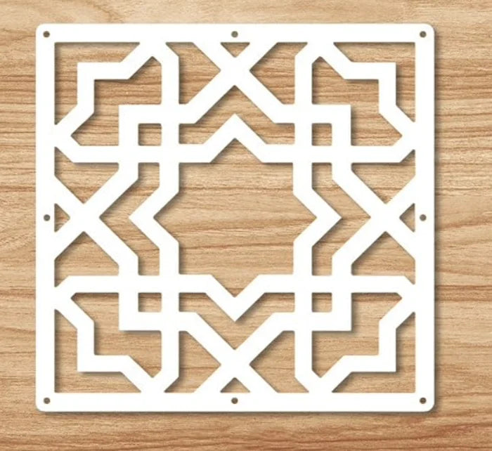 12 PCS Hanging Room Divider Decorative Thick Wall Screen Panels Floral Carving Pattern Hollow Out Design for Bedroom Living Dini