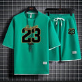 The summer new men's set features street fashion casual comfort softness breathability and 3D digital - View 6 | SAMAG