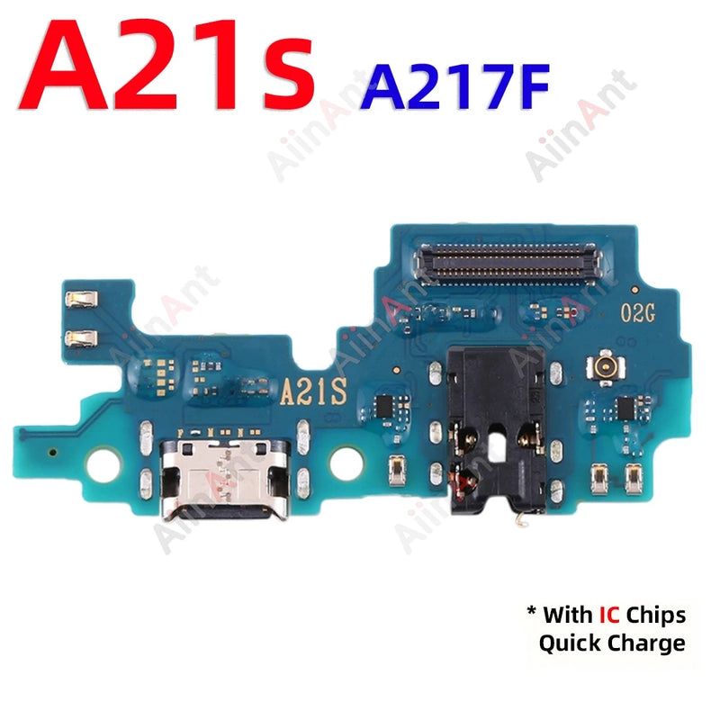 Dock USB Charger Board Port Connector Charging Flex Cable For Samsung Galaxy A20 A21 A22 A23 A24 A25 A26 A21S A202F A207F US EU