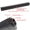 Powerful Soundbar Sound Radio Blaster Bar Audio TV PC Computer Subwoofer Wireless  Home Theater Speaker