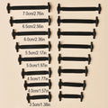 16pcs/lot Silicone Shoelaces No Tie Shoelaces 12 Colors Elastic Lace Shoelace Creative Lazy Silicone Laces Rubber Lace