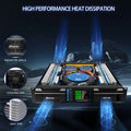 FUHAM RX4-160 4-Channel Power Amplifier 8 Ohm 2500W Class H Audio DJ Stage Performance Sound System