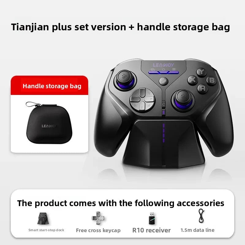 LeadJoy XENO Plus Wireless Gaming Controller FPS Motion Control Gyro Aiming TMR Joystick PC Switch2 Steam Deck iOS Android Apex