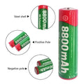 NEW 8800mAh Rechargeable Battery AAA  Alkalinity Battery 1.5 V AAA Battery for Clocks Mice Computers Toys So on