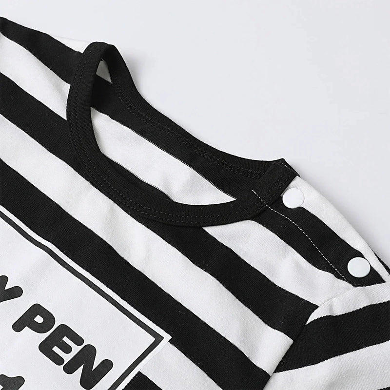 Baby Prisoner Clothes Sets Toddler Boys Halloween Cosplay - View 4 | SAMAG