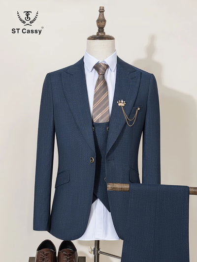 ST Cassy High-End Brand Formal Business Men's Suits | SAMAG