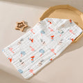 Gauze six-layer small towel pure cotton Class A baby gauze face towel burp towel seersucker bath towel saliva towel