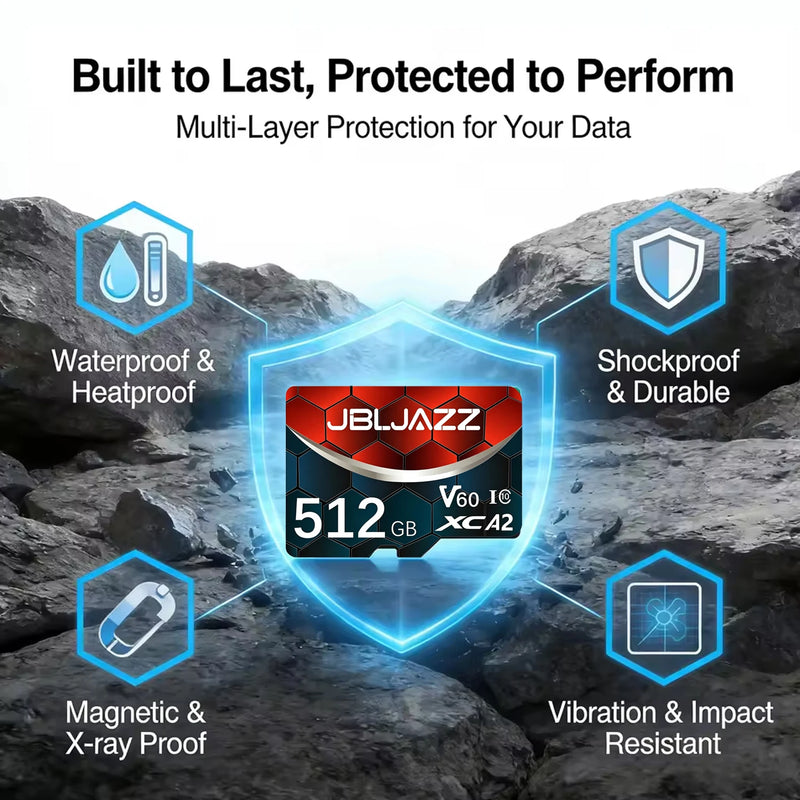 512GB Extreme Micro TF SD Memory Card UHS-l High Speed Memory Card 128GB U3 V60 Flash SD Card For Phone Drone Nintendo Switch