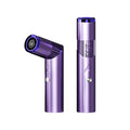TINSOL 2026 New Lipstick Mini Handheld Fan, Portable Foldable Neck-Hanging Fan with Digital Display and Lighting Function