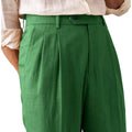 Men's Linen Blend Dress Pants Business Casual Trousers - View 9 | SAMAG