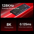 AKKO TAC75 HE Magnetic Switch Keyboard 75% Gaming Keyboards Rapid Trigger 0.005mm 8K RGB Wired Esports Custom Keyboard for Gamer