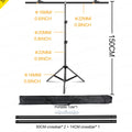 Photography T-Shape Backdrop Background Stand Frame Support System Kit For Photo Studio Video Chroma Key Green Screen With Stand