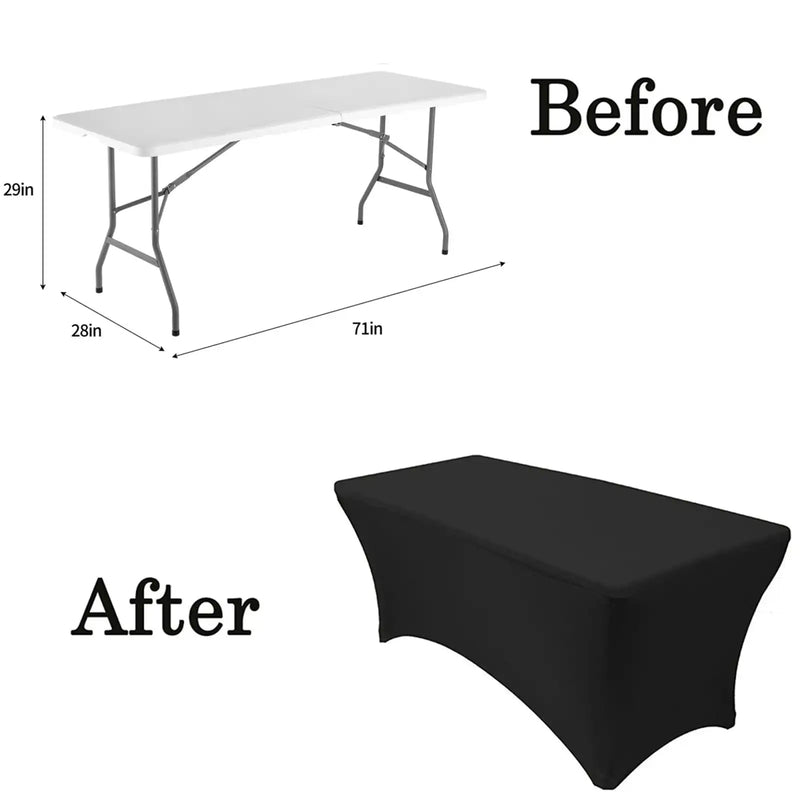 4FT/6FT Plastic Folding Table, Shooting Table, HDPE Portable Picnic Table Outdoor, For Camping, Party, Wedding, Picnic