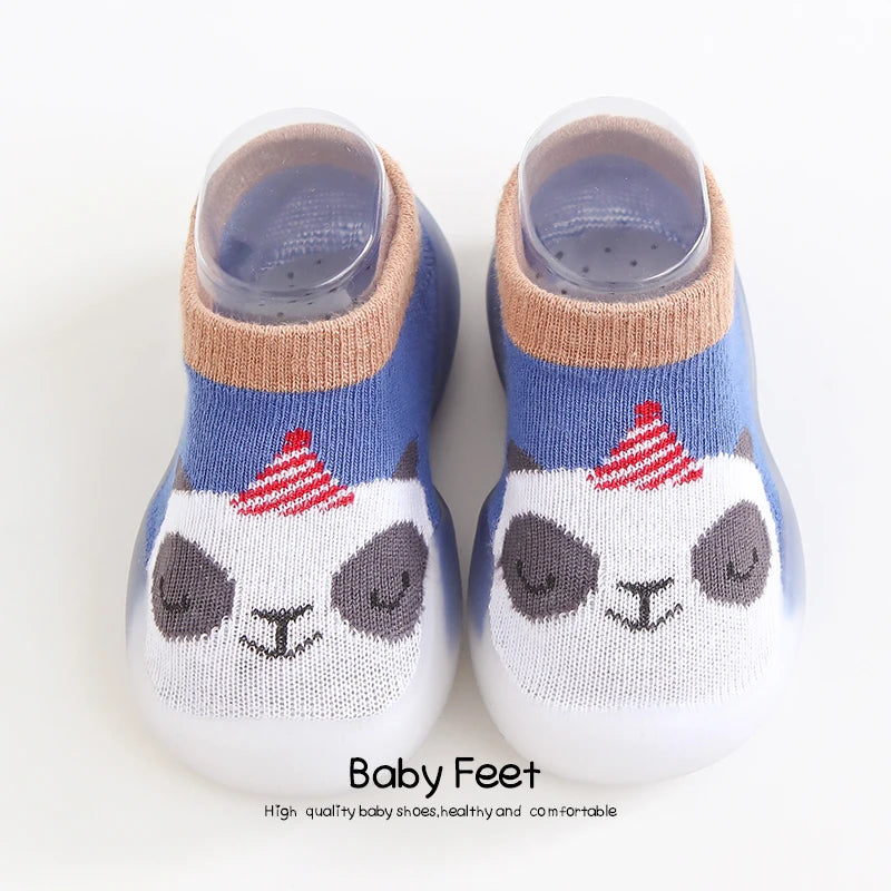 Baby Socks Shoes Boy Girl Fashion Toddler Shoes Anti-Slip  Soft Rubber Shoes Animal Style New Arrival Baby First Walker Autumn