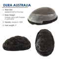 Dura Australia Men Toupee Breathable Lace With PU Male Hair Prosthesis Wig Breathable Men's Capillary Prosthesis System