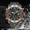 FOXBOX Fashion Outdoor Electronics Watches Male Luxury Casual Waterproof Luminous Alarm Auto Date Dual Digital Display Man Watch