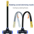 5-20M Universal Automatic Irrigation Sprinkler Kit Garden Balcony Atomization Sprinkler Watering Kits Rotating Copper Nozzle