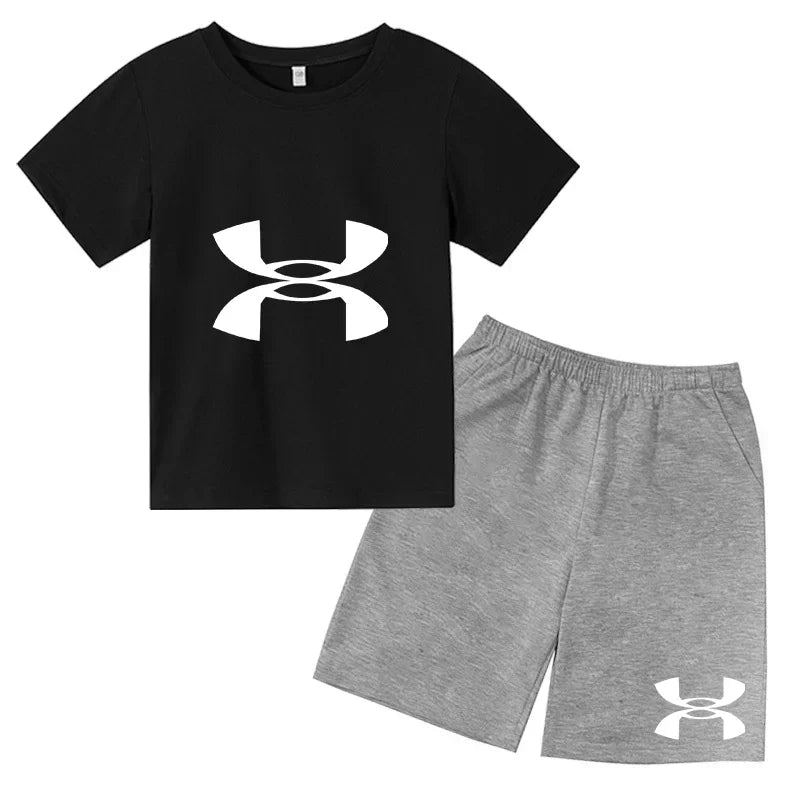 2-13Y Kids Spring & Autumn Casual Cartoon & Letter Print | SAMAG