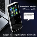 New 1.8 Inch Metal Touch MP3 MP4 Music Player Bluetooth-compatible 5.0 Fm Radio Video Play 8/32/64GB E-book Hifi Player Walkman