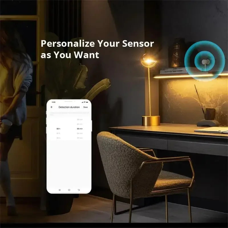SONOFF SNZB 06P Zigbee Human Presence Sensor SNZB-06P Detector Motion Light Sensing Smart Home Automation Work with Alexa Google