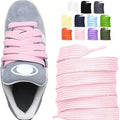 2CM Fat Shoe Laces for Campus Sneakers Thick Wide Shoelaces Replacement Laces Solid Color Flat Shoelace Sturdy Not Easy to Break