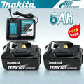 Original Makita 18V Battery 6AH Is Used for Replacing Lithium Batteries in Makita BL1840BL1830b BL1850b BL1850BL1860BL1815.
