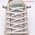 Elastic Lazy Shoelaces Thickened Round Quick Fit One Size Universal Sneaker Accessories For Adults Kids