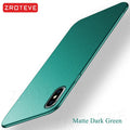 For iPhone X XR Case ZROTEVE Luxury Ultra Thin Frosted Hard PC Cover For Apple iphone XR XS Max iPhonex 10 iPhone10 Phone Cases