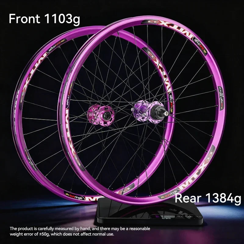 TANKE MTB Wheelset 26 inch Disc Brake MTB single-speed DJ AM Enduro DH Wheelset Hub MTX33/39 aluminum alloy Mountain wheel set