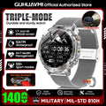 TANK Ultra 1400mAh Battery Military Smart Watch 10ATM Waterproof Heart Rate Tactical LED Flashlight Men - Visuel 16 | SAMAG