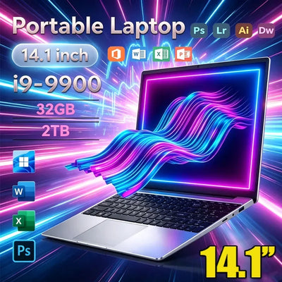 14.1' Ultra Slim Laptop Intel Core I9-9900 16GB RAM 1/2TB | SAMAG
