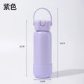 18oz24oz32oz Thermos Bottle With Straw Stainless Steel Car Thermal Cup Sports Water Bottles Keeps Cold and Heat Thermal Mug