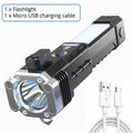 Led Flashlight with Safety Hammer Work Light Emergency - View 7 | SAMAG