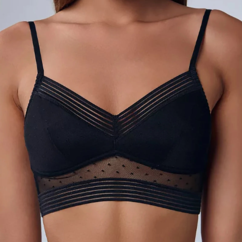 Sexy lace U-shaped backless lingerie for women without steel rings beautiful back bra ultra-thin invisible bra cross-border b