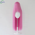Very High Quality 600g 68 Colors 40 Inch 100cm Long Straight Cosplay Wig With Bangs Heat Resistant Hair Anime Wigs + Wig Cap