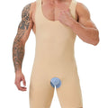 Seamless Men's Full Body Shaper Compression Bodysuit Boxer Shorts For Tummy Control ,Back Support Shapewear Fits 300 Pounds