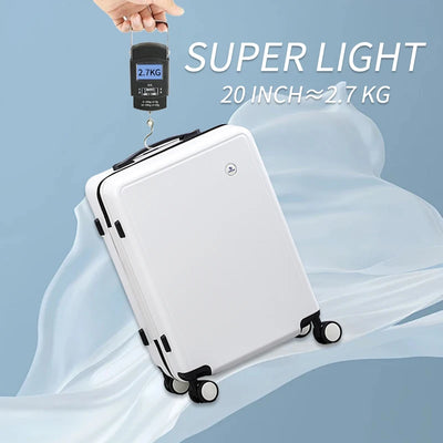 1-Piece /20/ 24inch Lightweight Trolley Suitcase | SAMAG