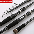 1.8m-3.0m Ultra Light Carbon Fiber Retractable Fishing Rod Portable Spinning Casting Rod Outdoor Trout Fishing Pole