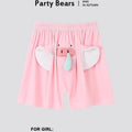 New Summer Couple Outfits Pajama Homewear Suit Men Wowen Squeaky Elephant Shorts Pant Boy Grils Loose Suit Leisure Pajamas Pants
