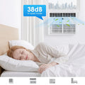 12000 BTU U-Shaped Window AC, Full View, 20% Airflow, Ultra Quiet & Upgraded Panel, Custom