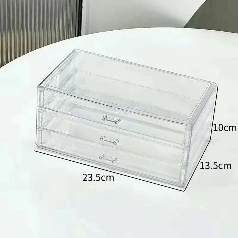 Drawer Style Transparent Jewelry Box Large Capacity Ring Earring Necklace Acrylic Jewelry Sorting Box Jewelry Box Organizer