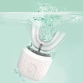 New Rechargeable Smart U-Shape Soft Ultrasonic Waterproof Wireless Toothbrush Set Travel Electric Toothbrush