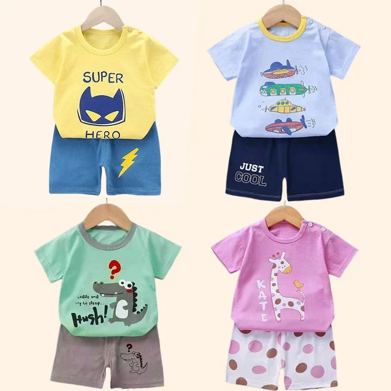 Children's Sets mother Kids Clothes Boys Girl T-shirt | SAMAG