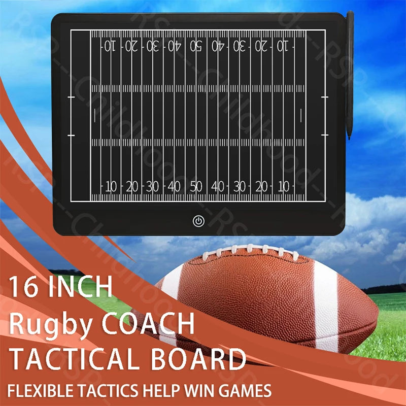 16-in LCD Electronic Handball Coaching Tactical Tablet for Sport Training American football rugby Coaching Strategy Marker Board