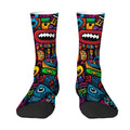 Cartoon-themed Harajuku Printed Men's Socks Breathable | SAMAG